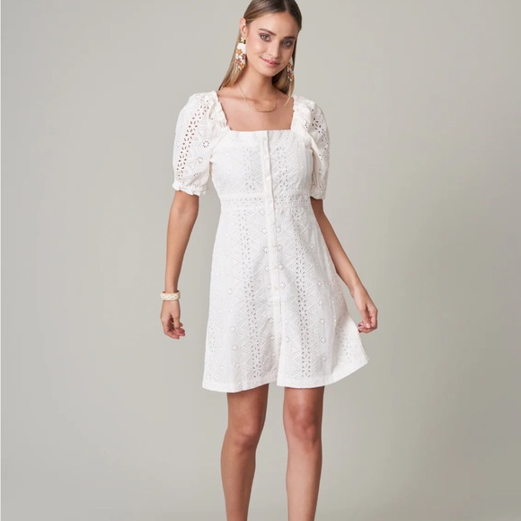 Spartina 449 Dresses & Skirts - Spartina Catrina Eyelet Dress Pearl White